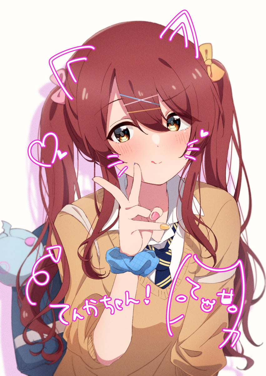 osaki tenka and debi tarou (idolmaster and 1 more) drawn by reikakrzk