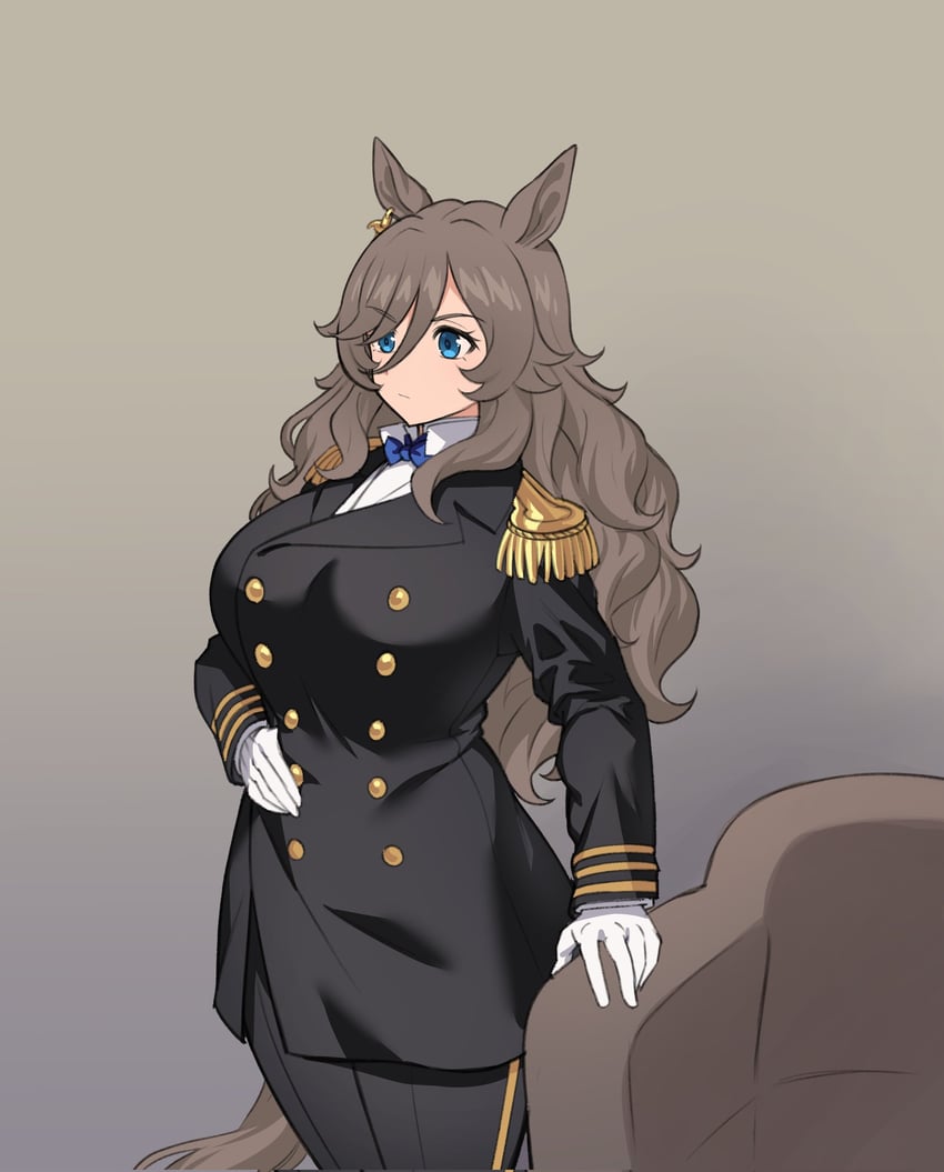perry steam and matthew perry (umamusume and 1 more) drawn by fukuro_(maruaru00)