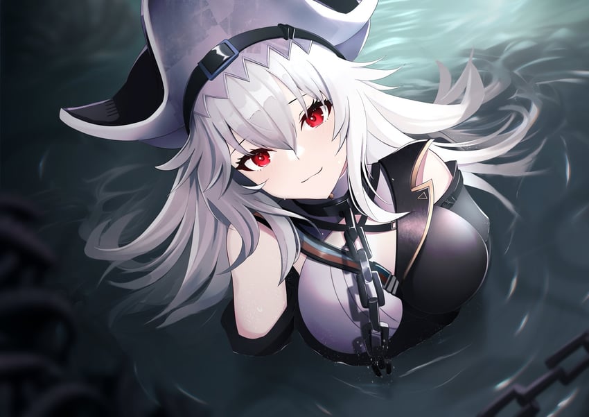 specter and specter the unchained (arknights) drawn by yan_kodiac