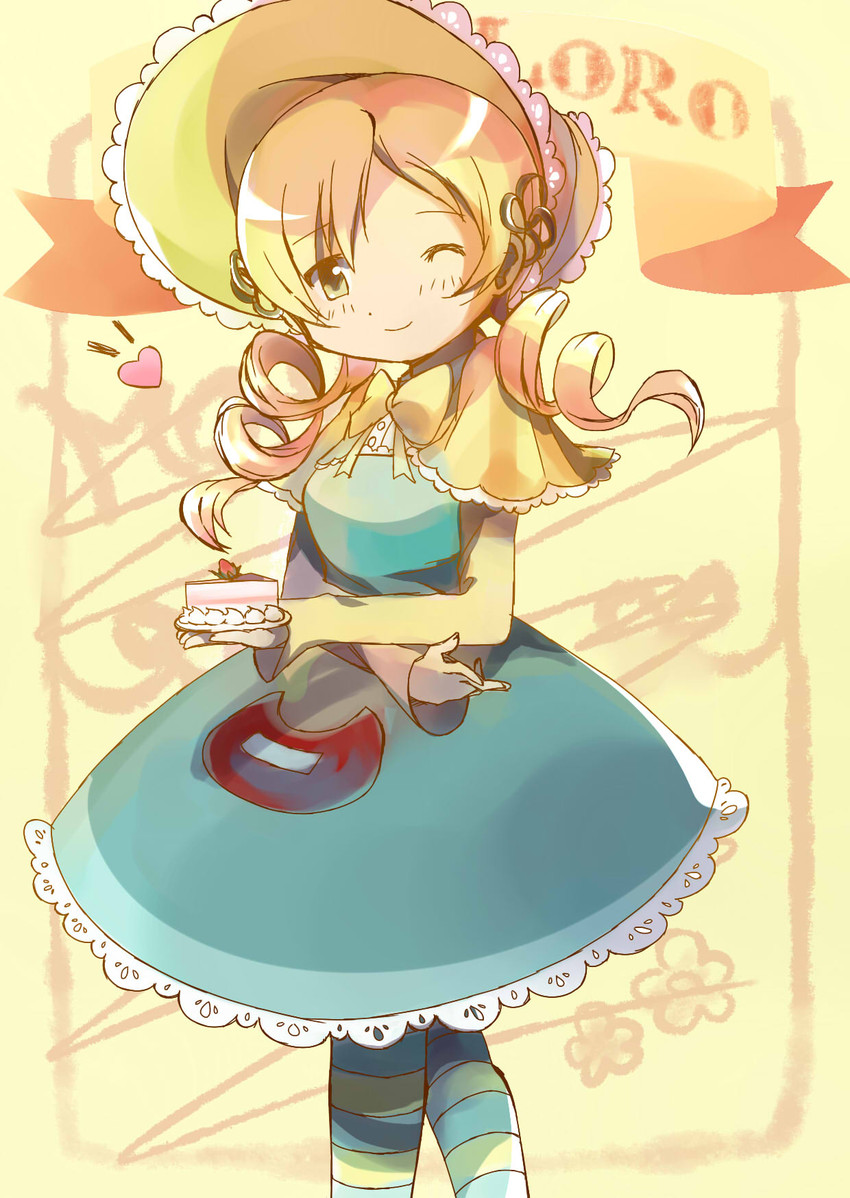 tomoe mami and candeloro (mahou shoujo madoka magica) drawn by soul_(ek2244)