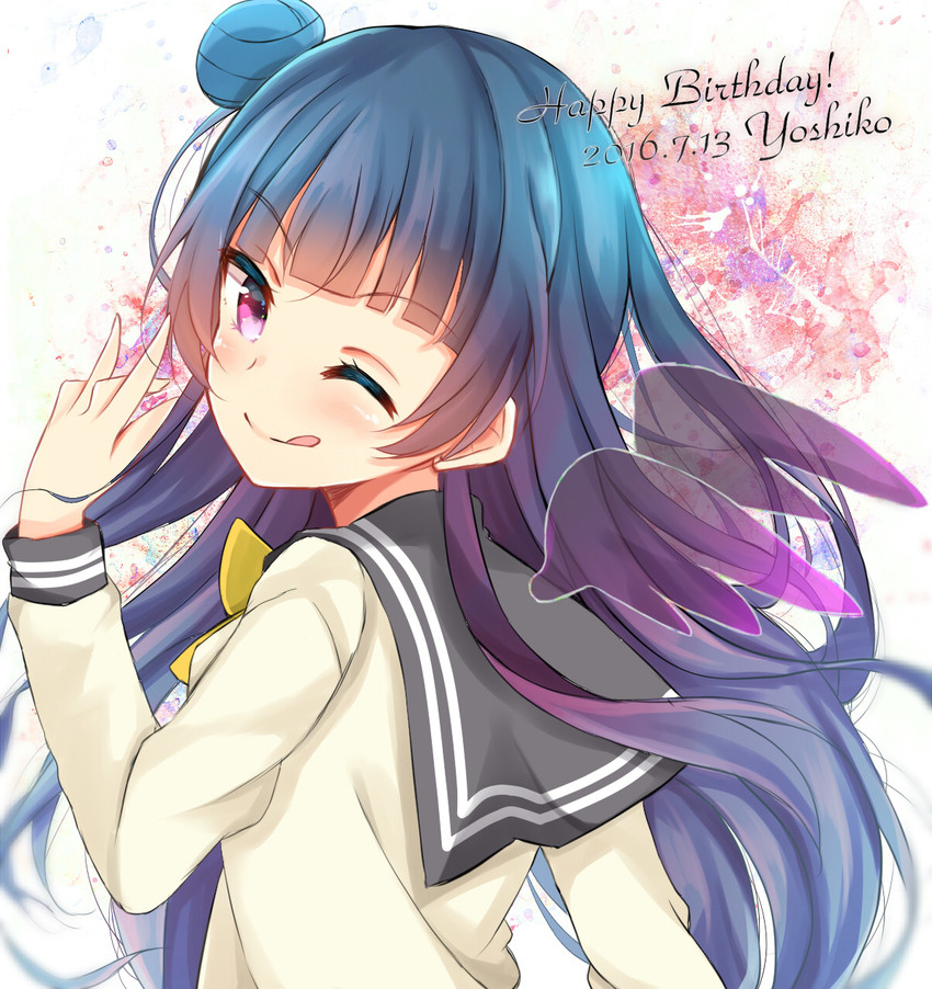 tsushima yoshiko (love live! and 1 more) drawn by dorisu2