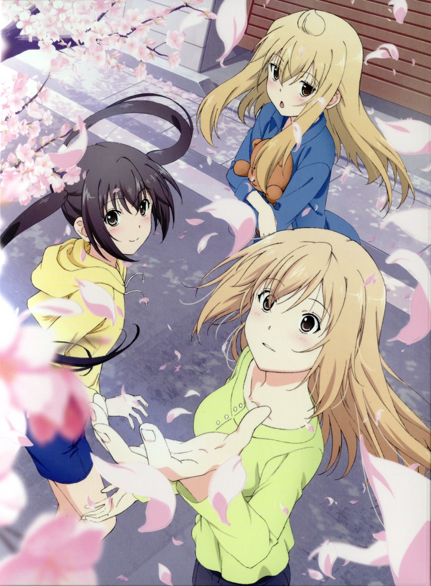 minami kana, minami chiaki, minami haruka, and fujioka-kuma (minami-ke)