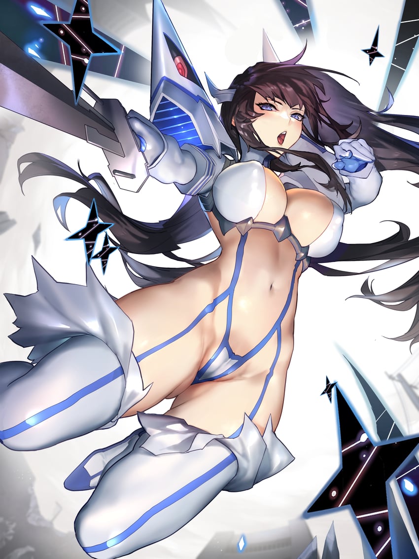 kiryuuin satsuki and junketsu (kill la kill) drawn by jinlin