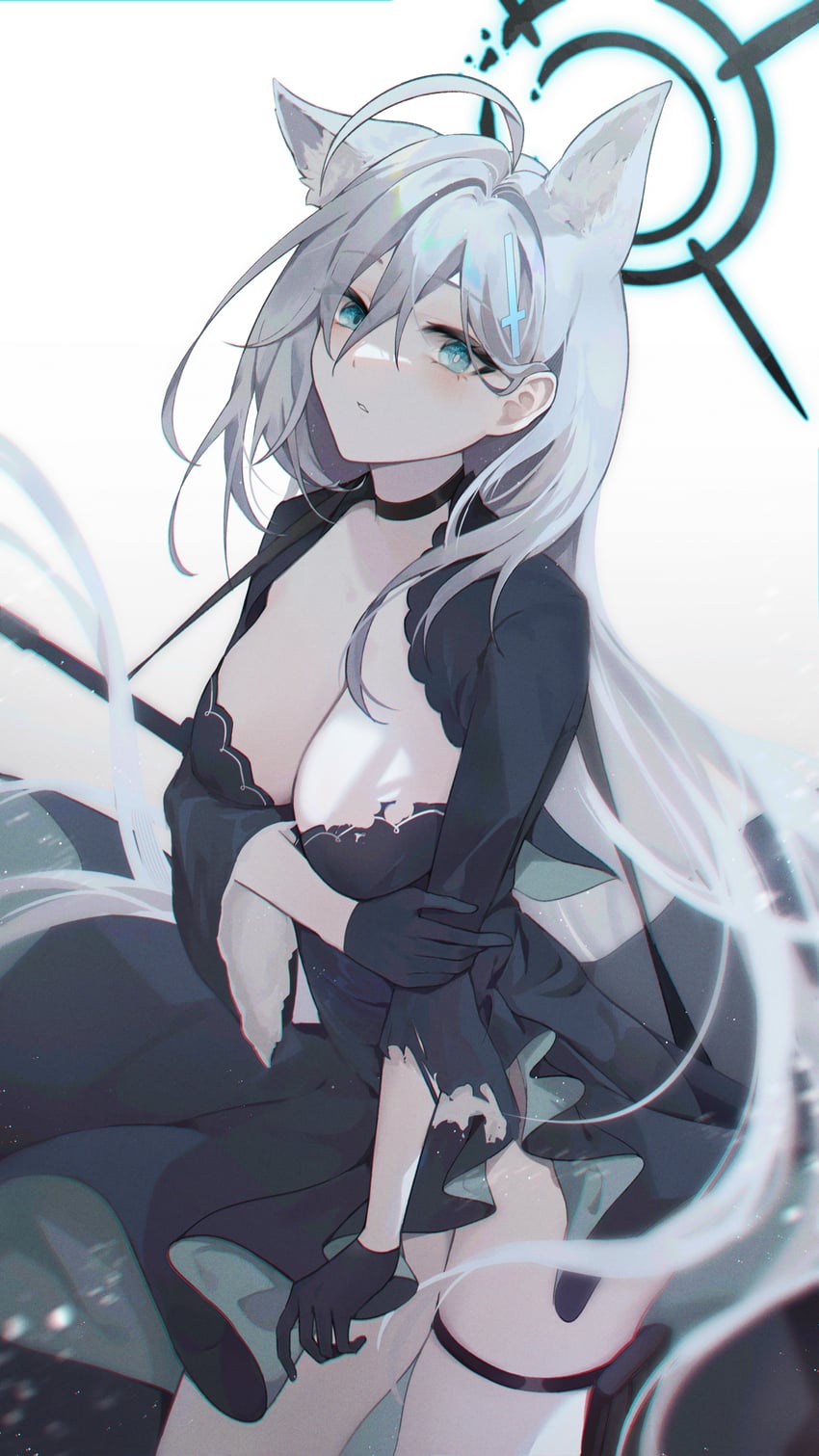shiroko and shiroko terror (blue archive) drawn by chingo_(pixiv8584617)