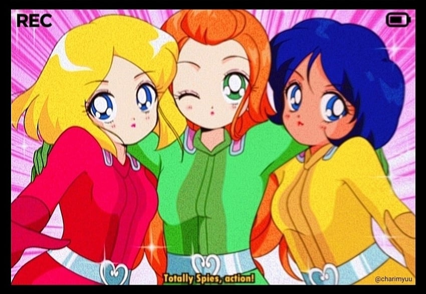 alex, clover, and sam (bishoujo senshi sailor moon and 1 more) drawn by honeymoonpetal