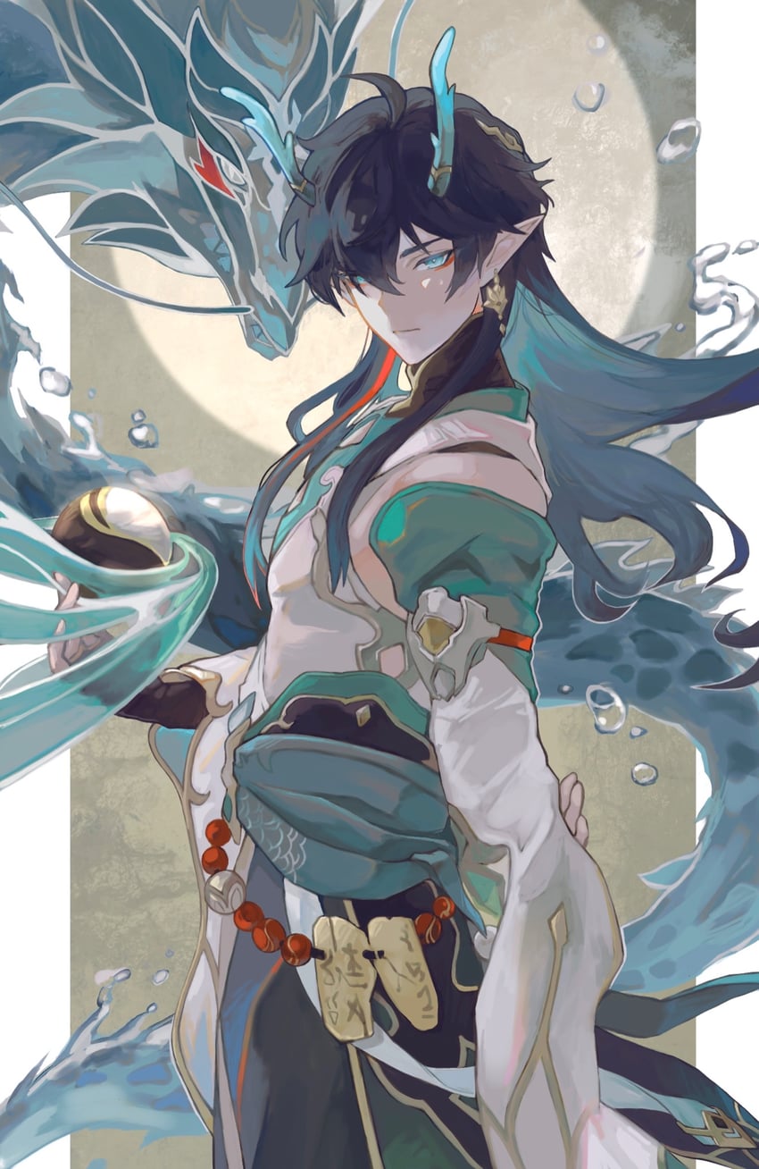 dan heng (honkai and 1 more) drawn by mumu_vosp