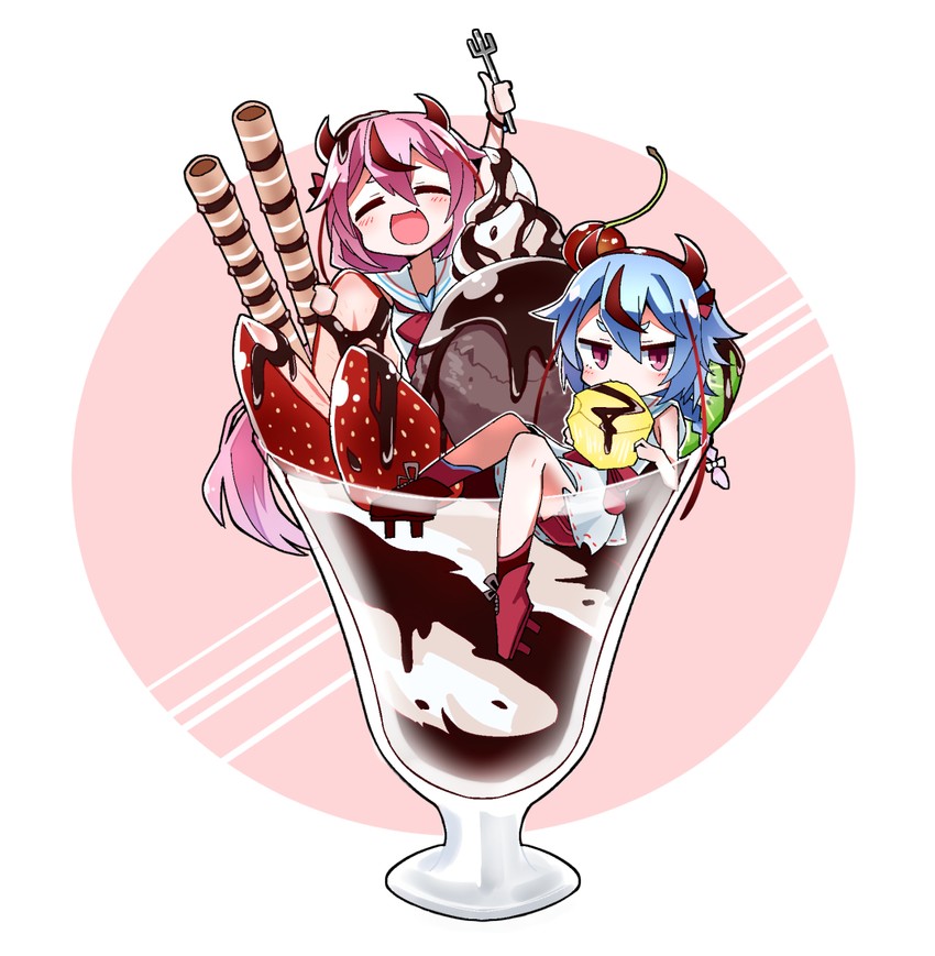 meika hime and meika mikoto (vocaloid and 1 more) drawn by shidoh279