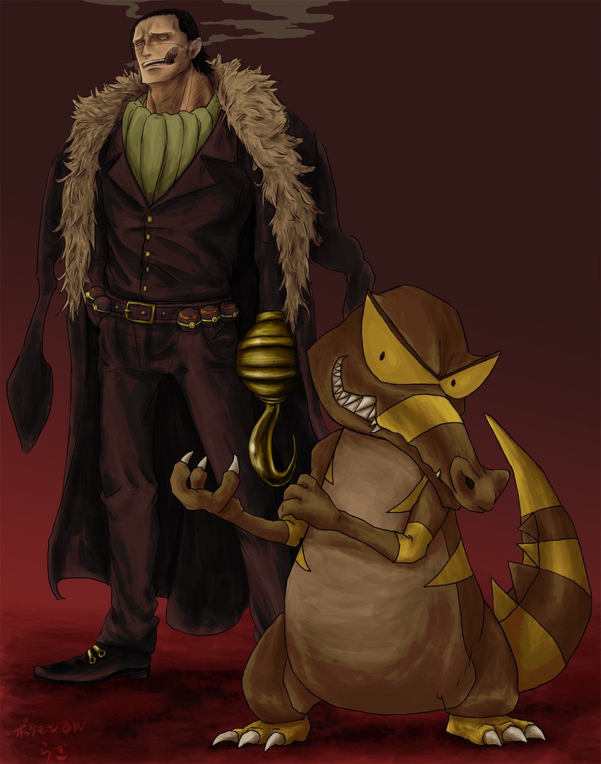 crocodile and krookodile (pokemon and 1 more) drawn by ragya