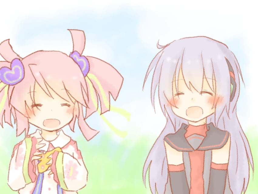 sukone tei and haruka nana (utau) drawn by kuro_(denen_no_kaze)
