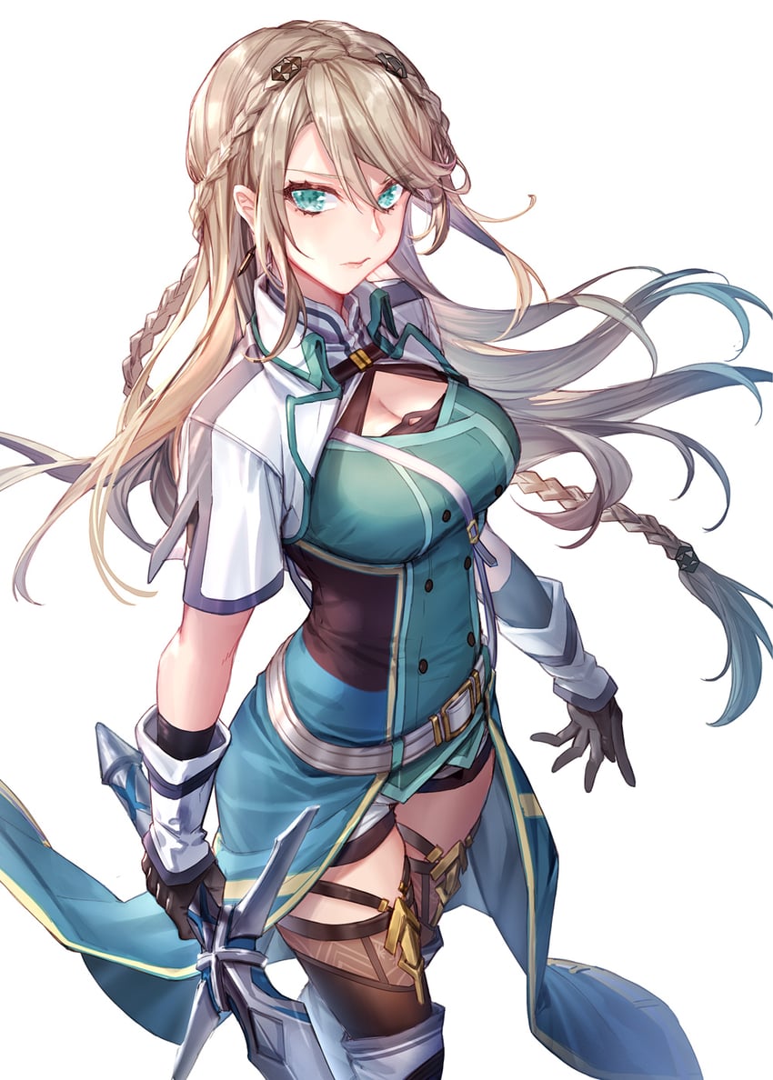 elaine auclair (eiyuu densetsu and 2 more) drawn by achan_(blue_semi)
