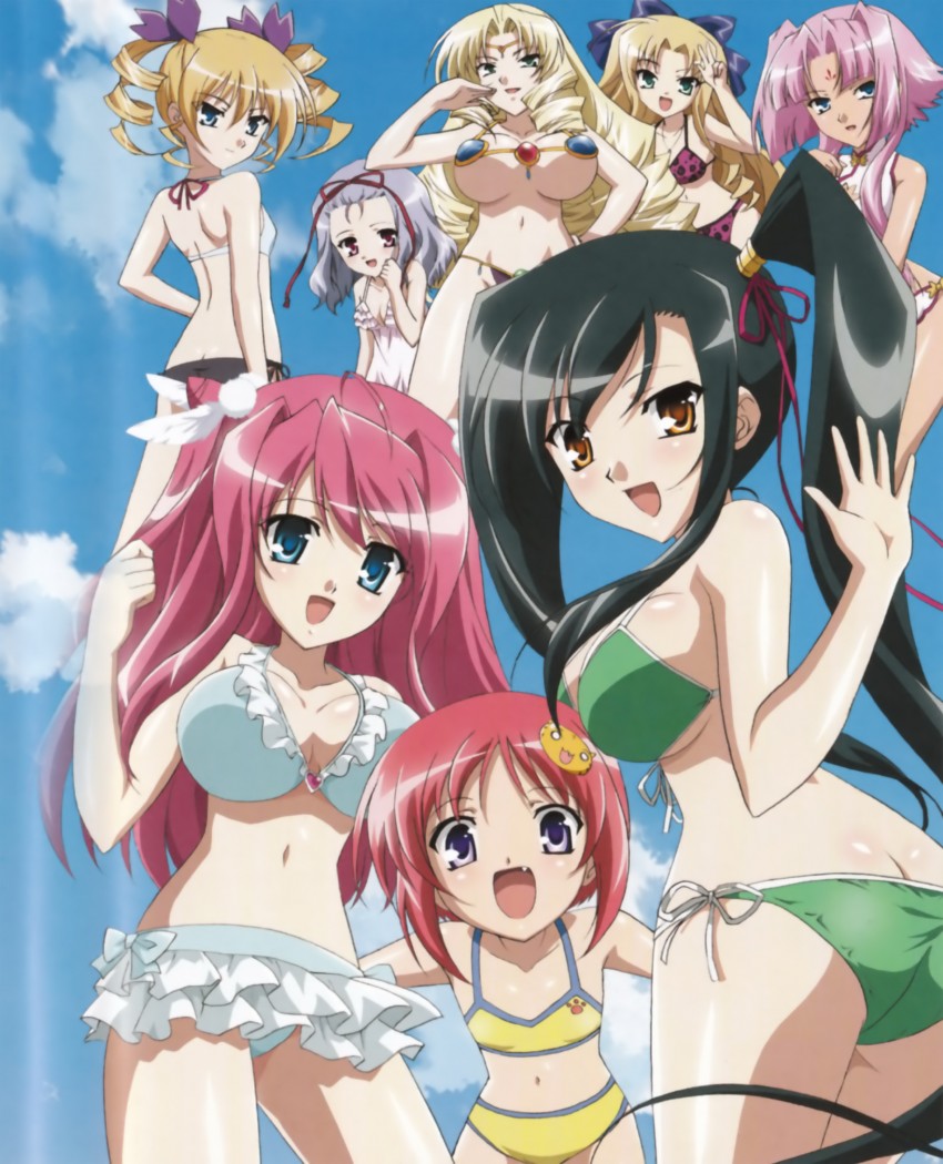 kan'u, sonken, ryuubi, sousou, chouhi, and 3 more (koihime musou and 1 more)