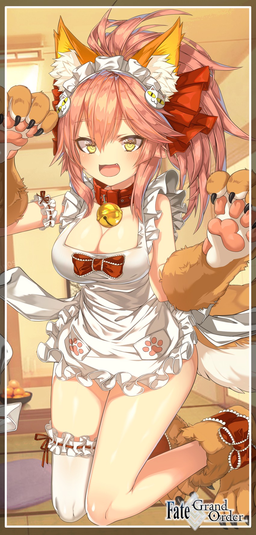 tamamo and tamamo cat (fate and 1 more) drawn by kinos_(kw00789)