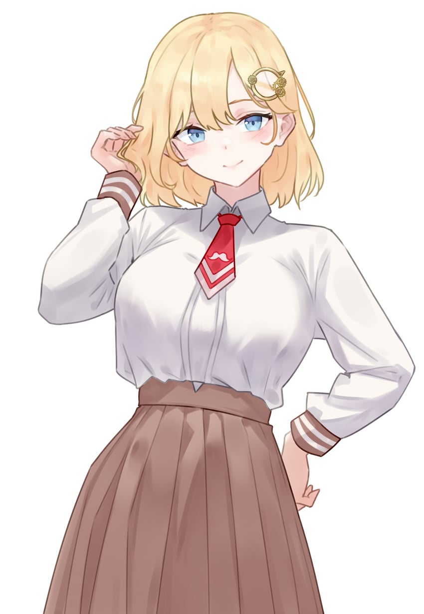 watson amelia (hololive and 1 more) drawn by bluefield