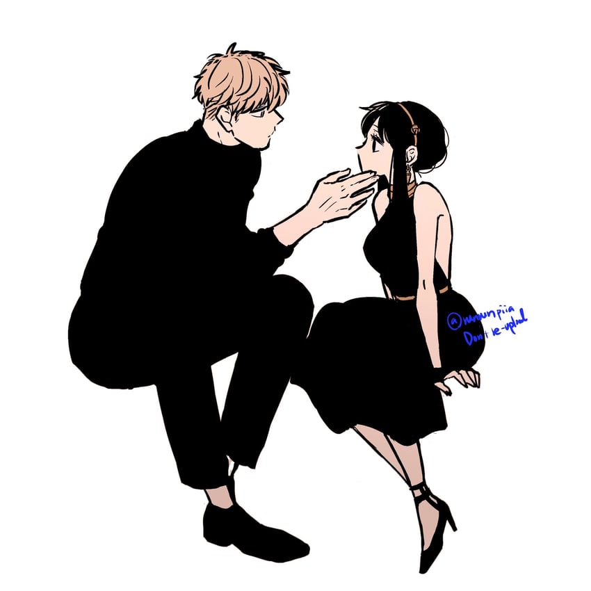 yor briar and twilight (spy x family) drawn by tori_(runrunpiia)