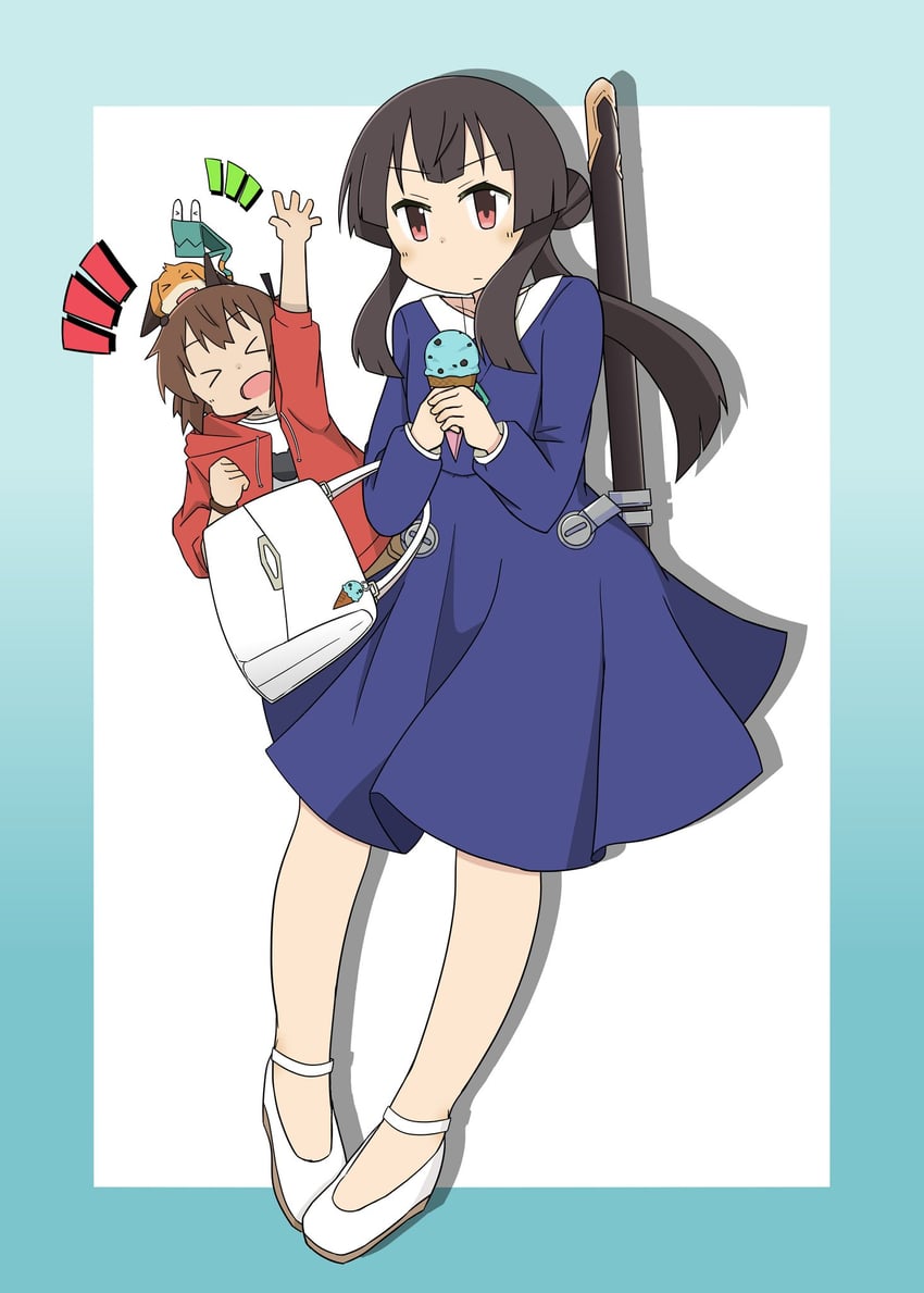 etou kanami, juujou hiyori, and nene (toji no miko) drawn by kazuemon