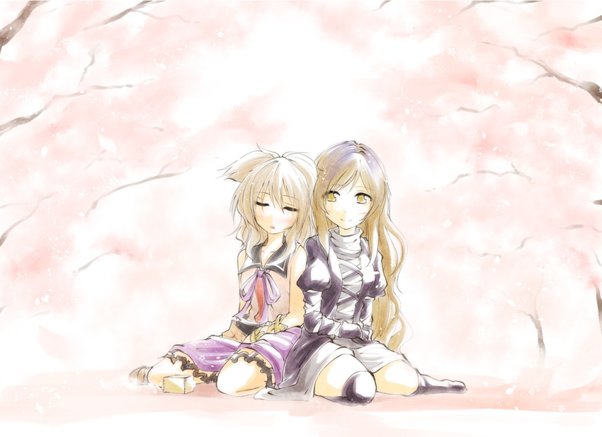 hijiri byakuren and toyosatomimi no miko (touhou) drawn by kakao_(noise-111)