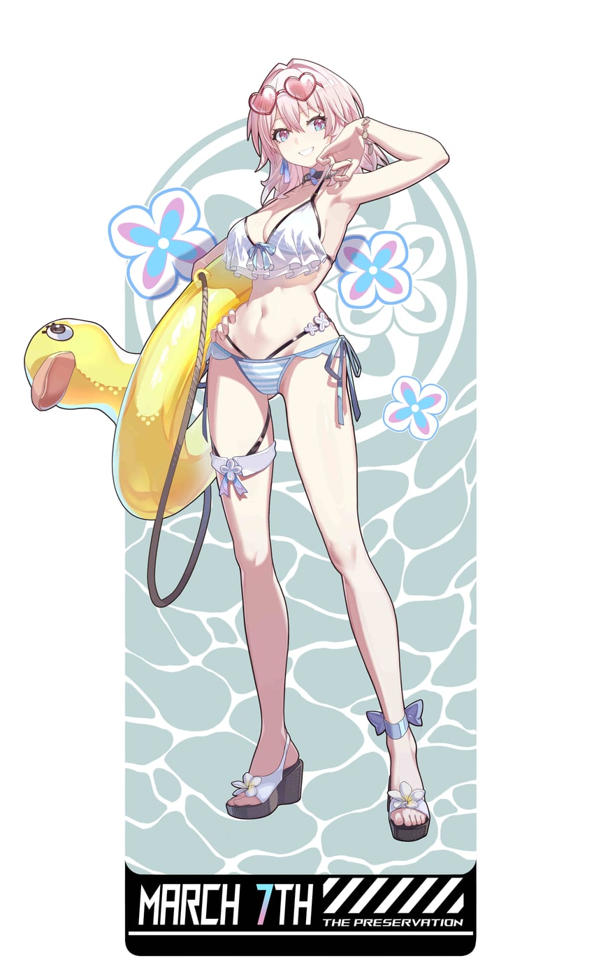 march 7th (honkai and 1 more) drawn by huiqian