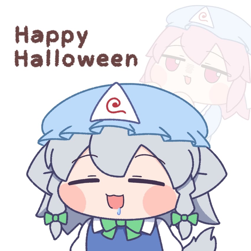 izayoi sakuya, saigyouji yuyuko, and inu sakuya (touhou) drawn by y75zei