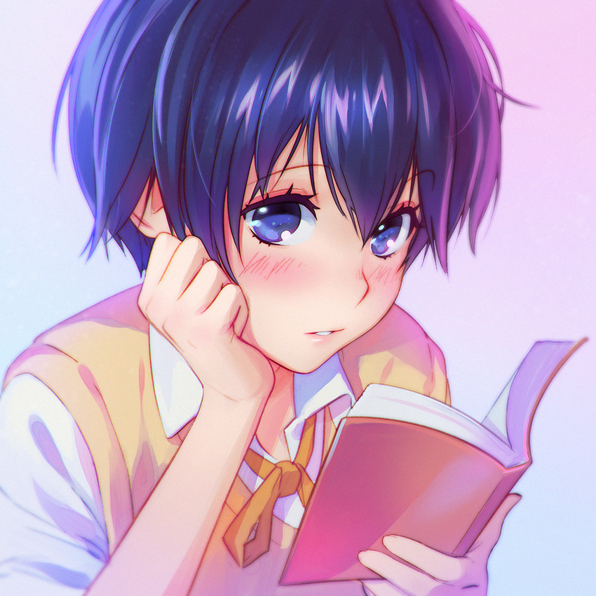 kawai ritsu (bokura wa minna kawaisou) drawn by ilya_kuvshinov
