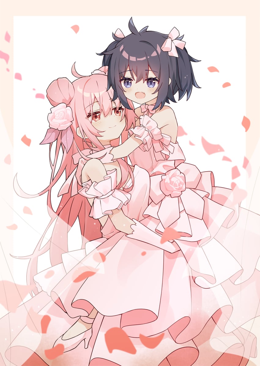 matsuzaka satou and koube shio (happy sugar life) drawn by maidcode1023