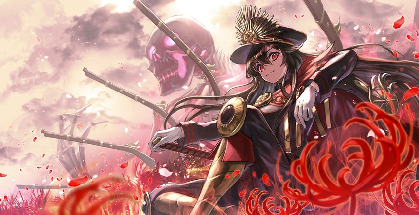 oda nobunaga (fate and 2 more) drawn by kamogawa_aoi