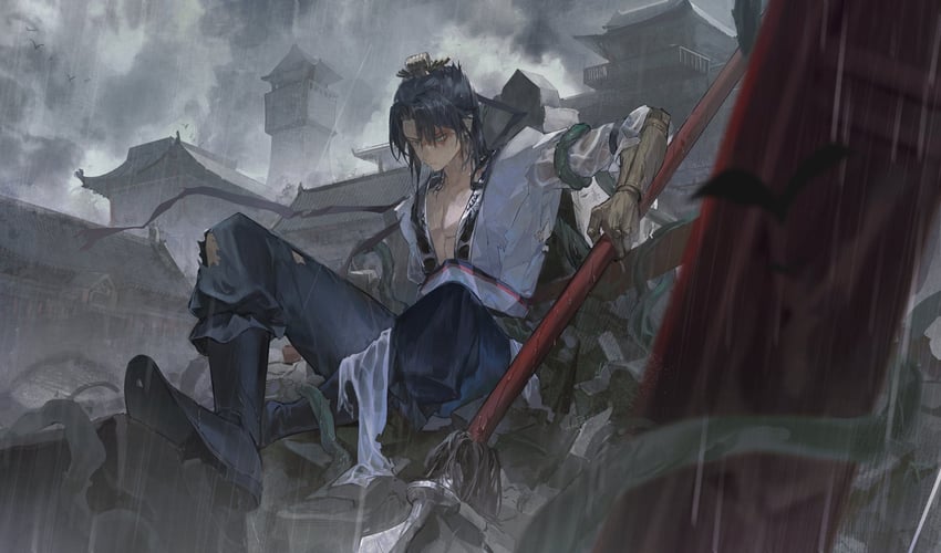 ren hakuryuu (magi the labyrinth of magic) drawn by whiteghost