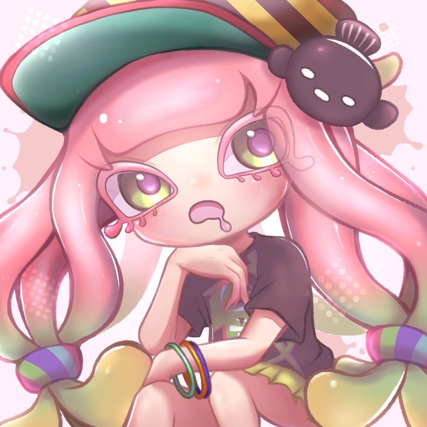 harmony and harmony's clownfish (splatoon and 2 more) drawn by kingyo_(fullmetal-alchemist0723)