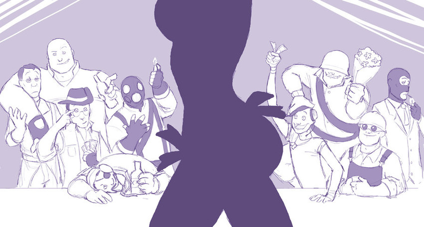 pyro, scout, engineer, medic, heavy, and 4 more (team fortress 2)
