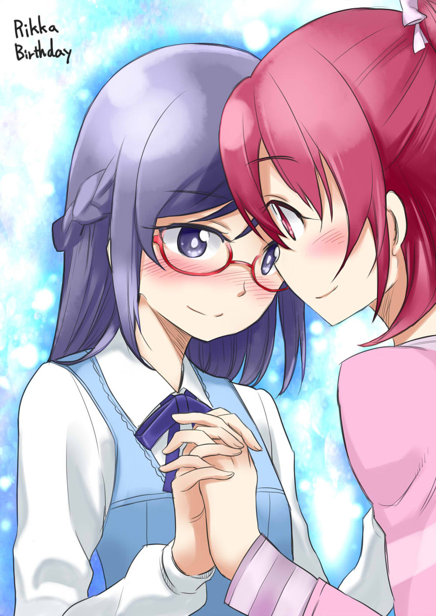 hishikawa rikka and aida mana (precure and 1 more) drawn by kurose_kousuke