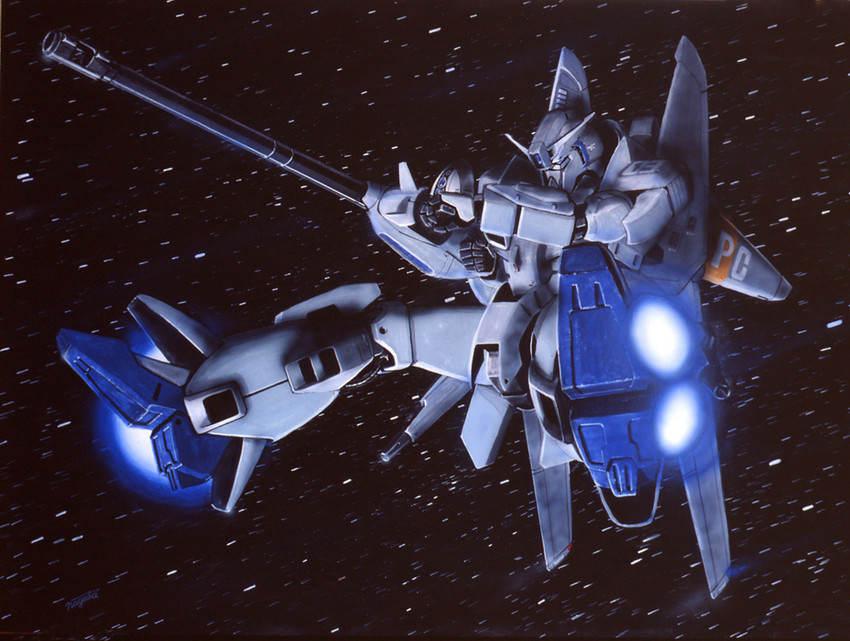 zeta plus (gundam and 1 more) drawn by taganer