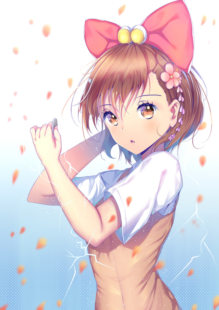 misaka mikoto (toaru majutsu no index and 1 more) drawn by xiaosan_ye