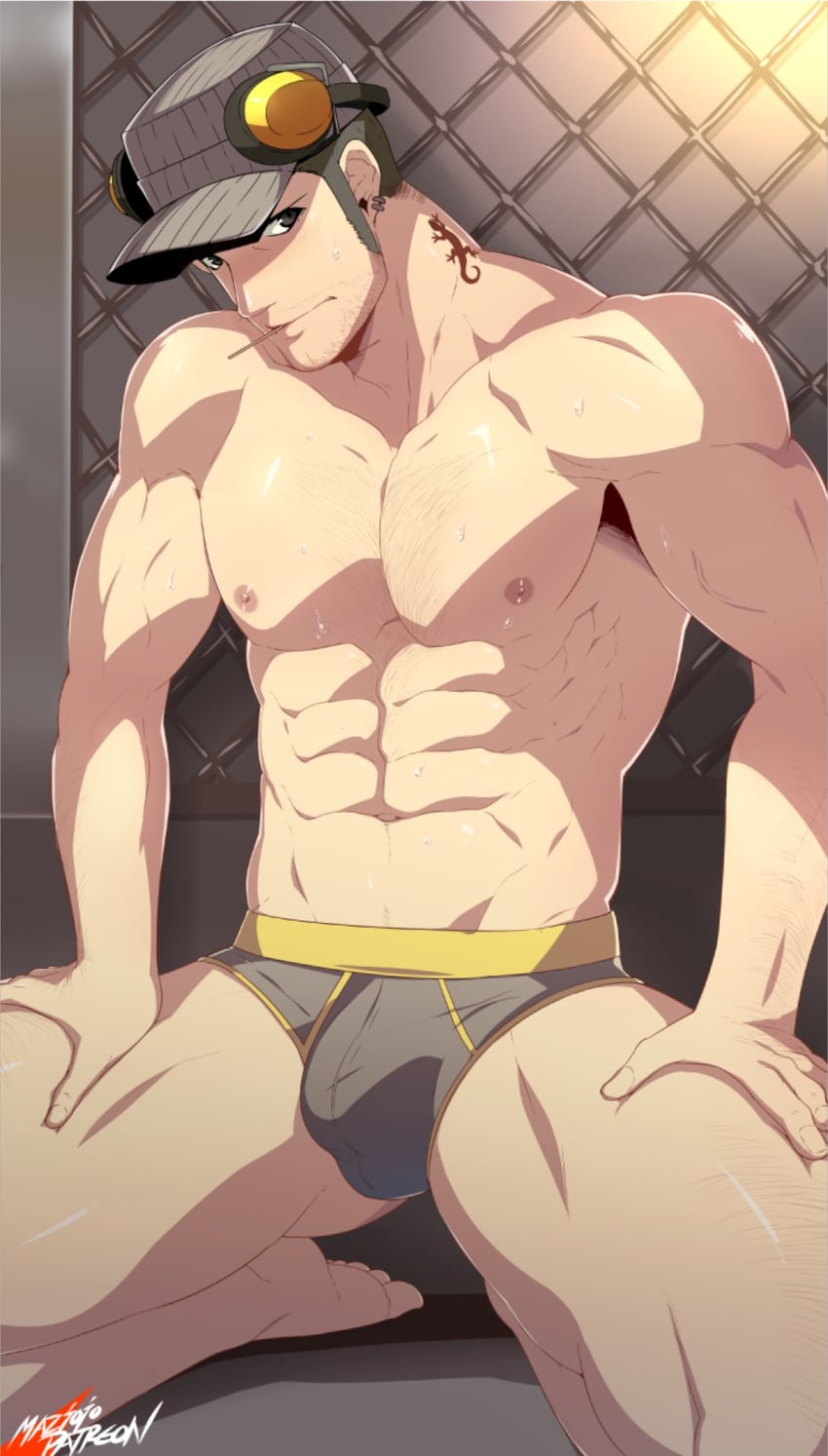 iwai munehisa (persona and 1 more) drawn by mazjojo