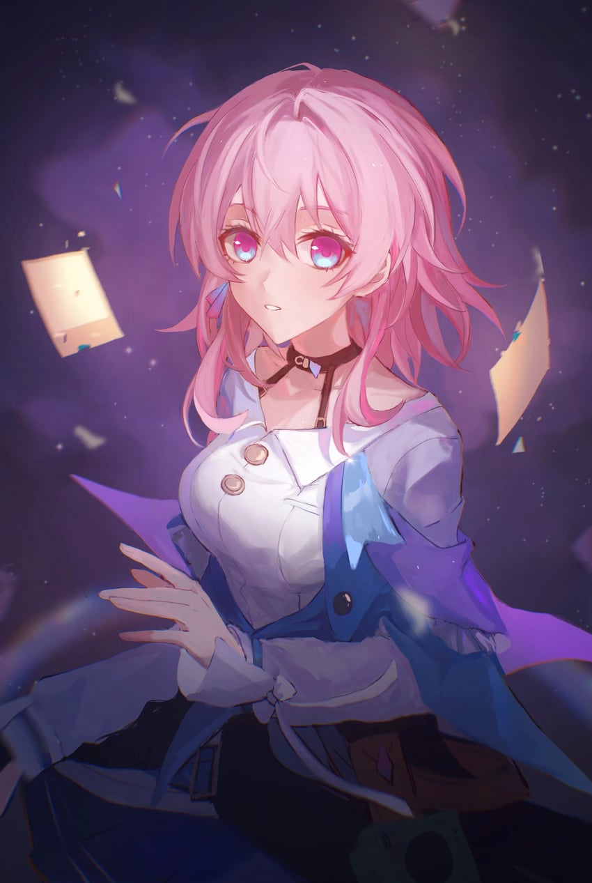 march 7th (honkai and 1 more) drawn by fu_ga_(vivi912912)