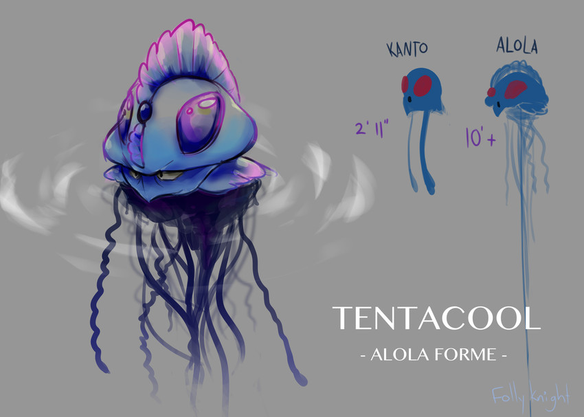 tentacool (pokemon) drawn by follyknight