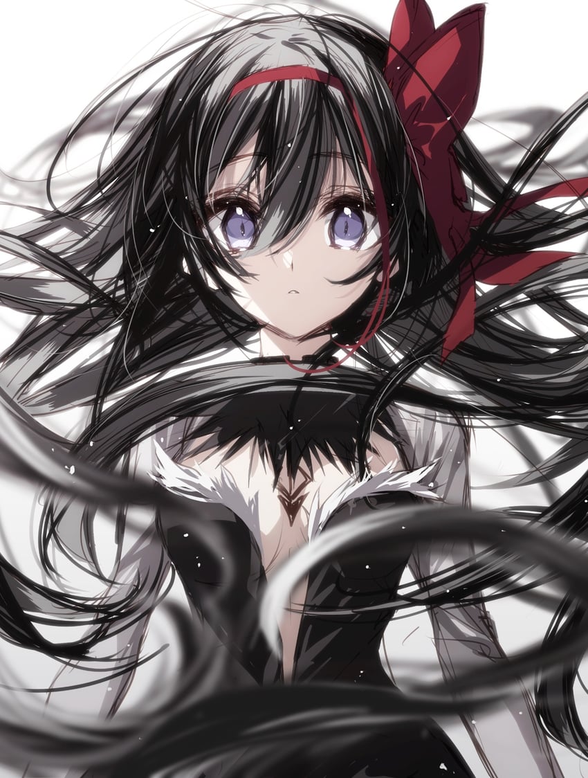 akemi homura and akuma homura (mahou shoujo madoka magica and 1 more) drawn by misteor