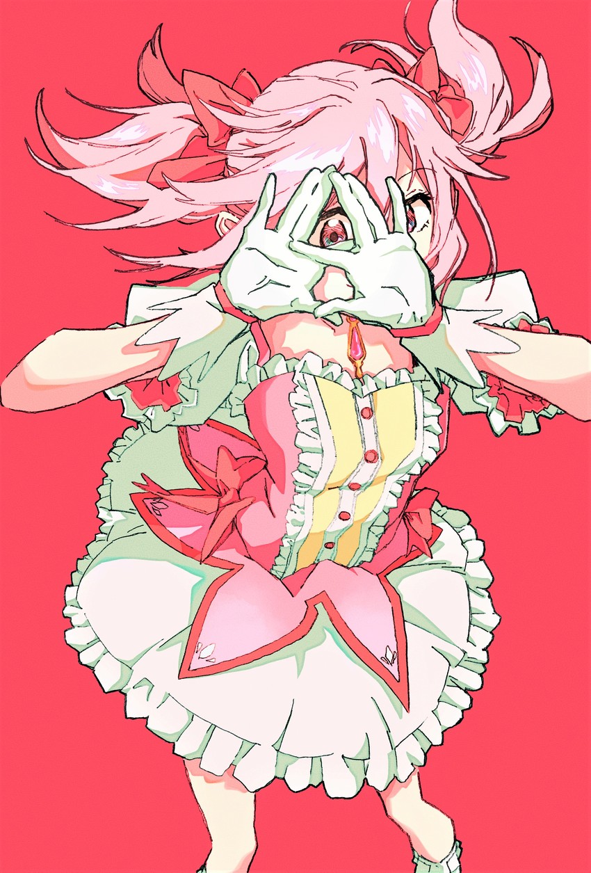 kaname madoka (mahou shoujo madoka magica) drawn by bloom_into_me15