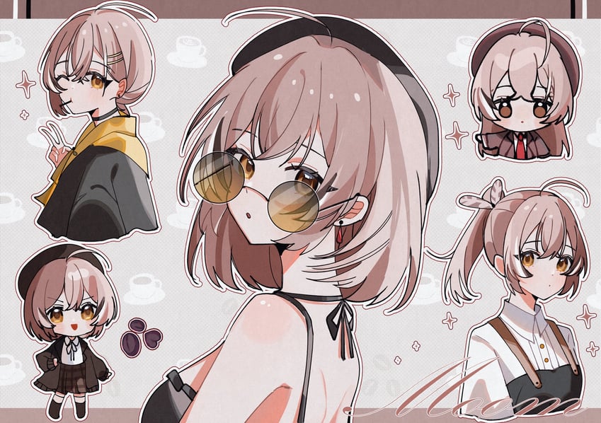 nanashi mumei (hololive and 1 more) drawn by hana20000920