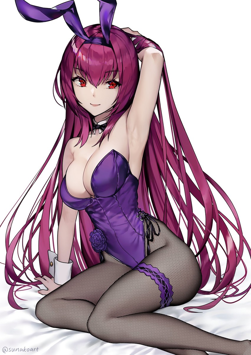scathach (fate and 1 more) drawn by sunako_(veera)