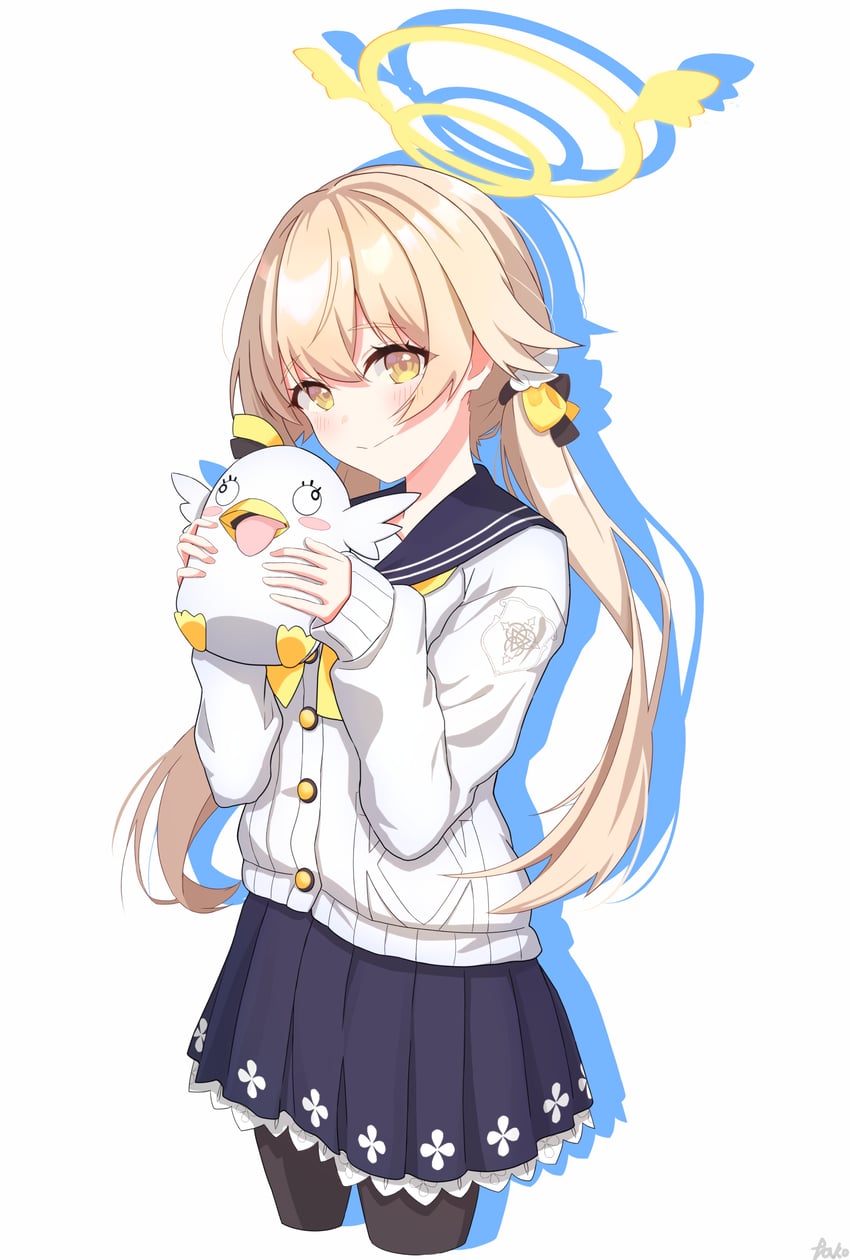 hifumi and peroro (blue archive) drawn by tako_pipe