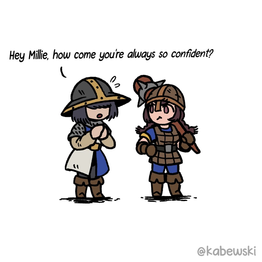 spearman and militia (age of empires and 1 more) drawn by kabewski