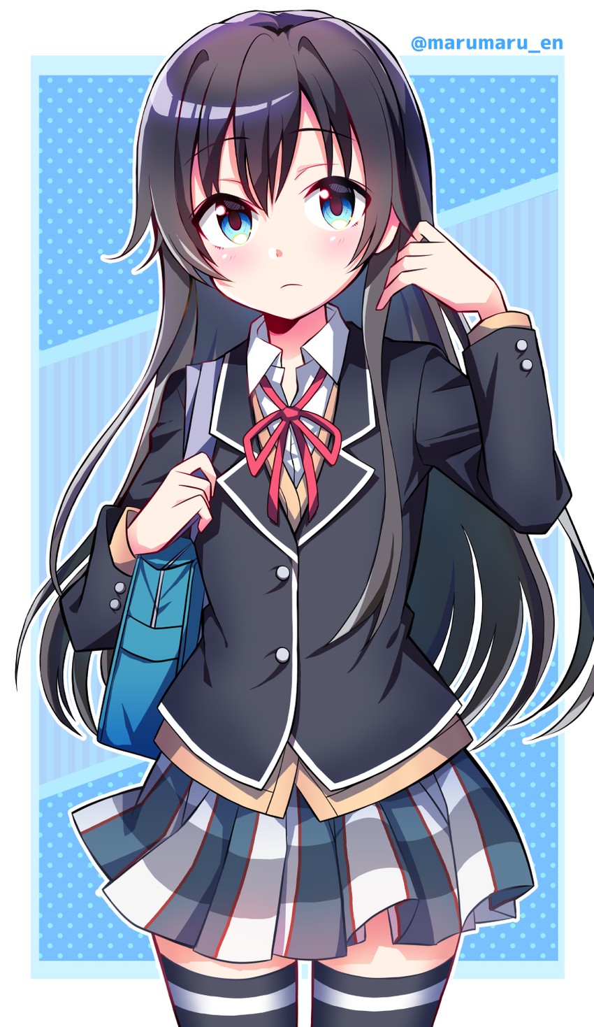 yukinoshita yukino (yahari ore no seishun lovecome wa machigatteiru.) drawn by maruyama_en