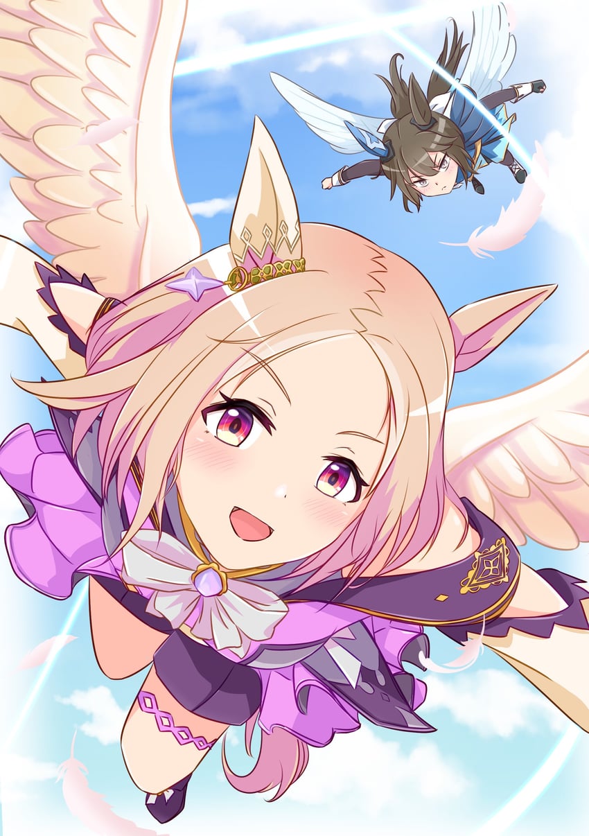 admire vega and narita top road (umamusume) drawn by funamori