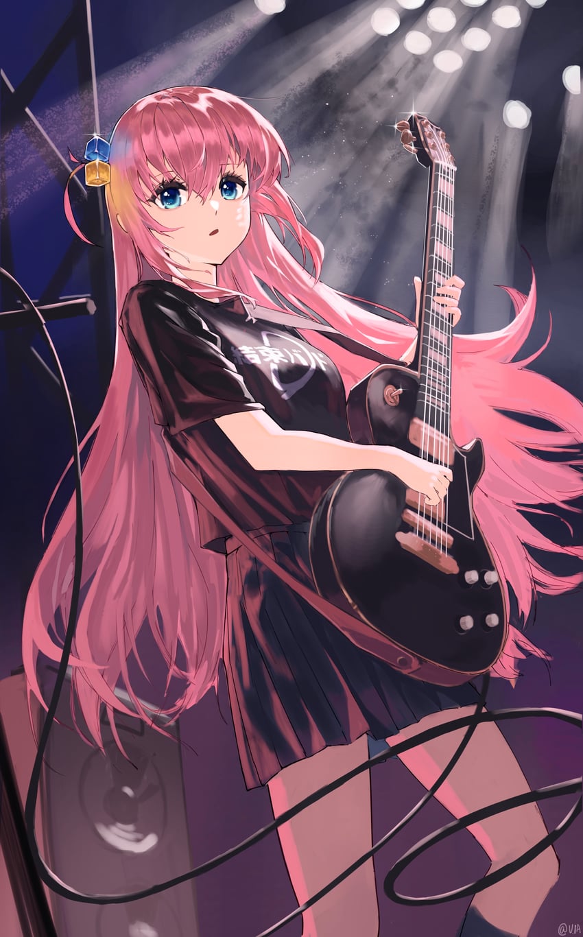 gotoh hitori (bocchi the rock!) drawn by v.ia