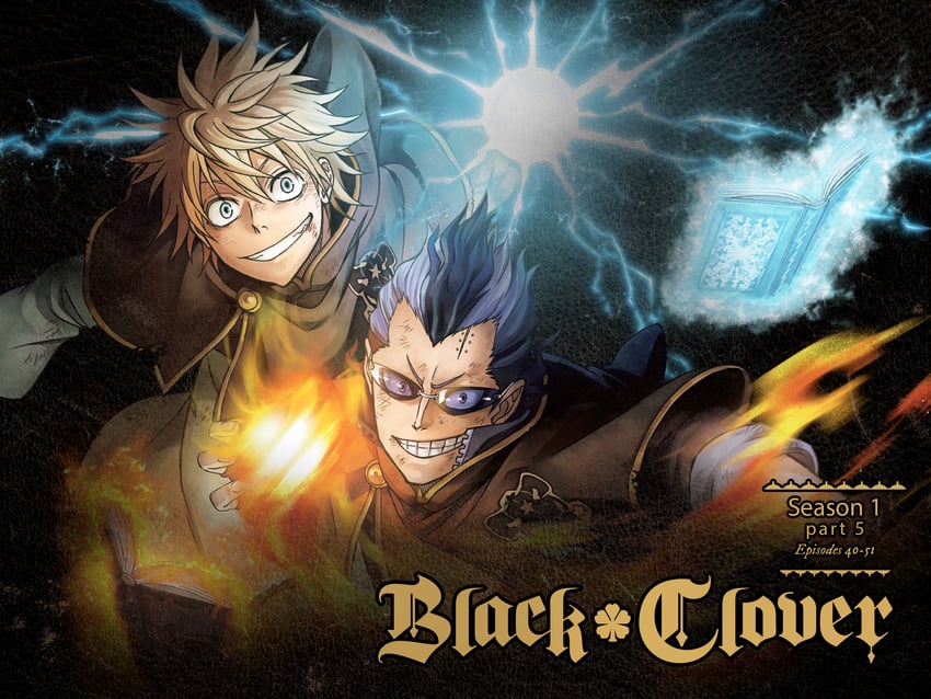luck voltia and magna swing (black clover) drawn by takeda_itsuko