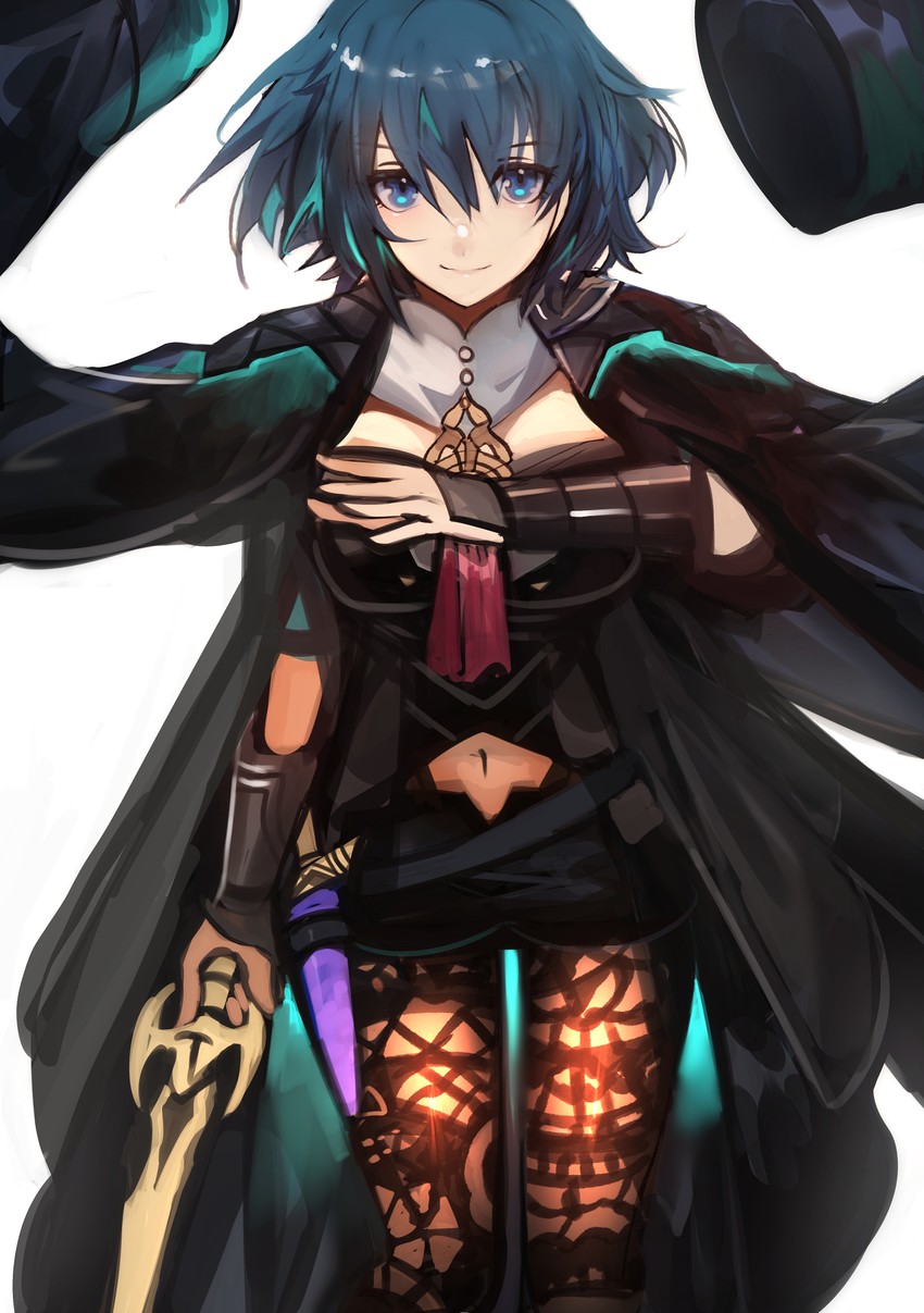 female byleth (fire emblem and 1 more) drawn by tarbo_(exxxpiation)