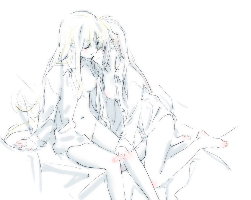 fate testarossa and takamachi nanoha (lyrical nanoha and 1 more) drawn by tokoharu