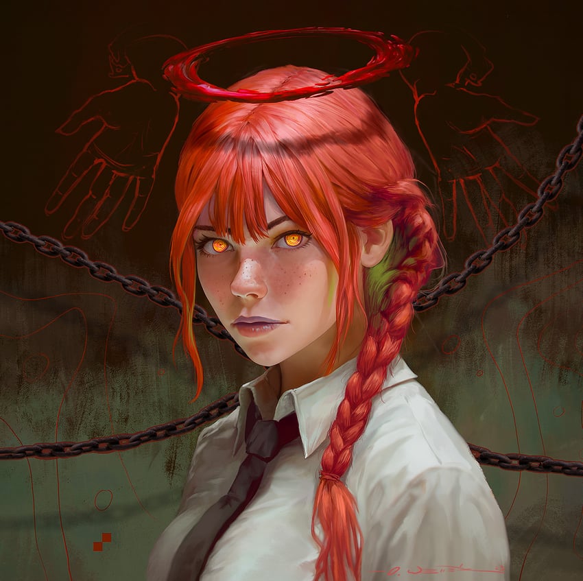 makima (chainsaw man) drawn by oliver_wetter