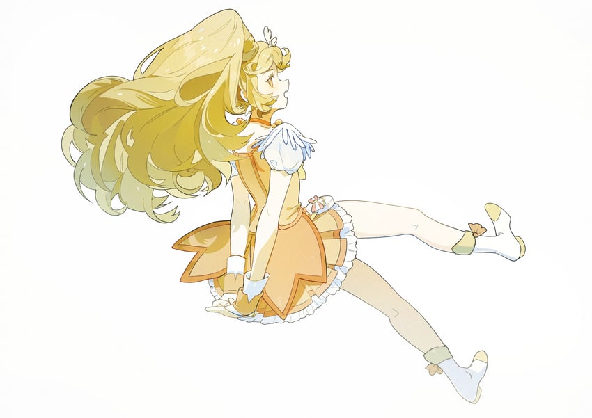 kise yayoi and cure peace (precure and 1 more) drawn by morgue_(southsakura)