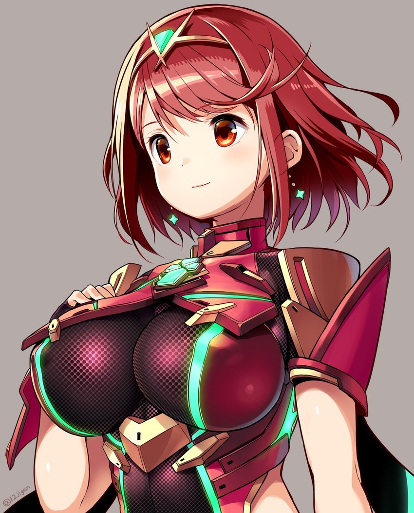 pyra (xenoblade chronicles and 1 more) drawn by messy_(efuya)