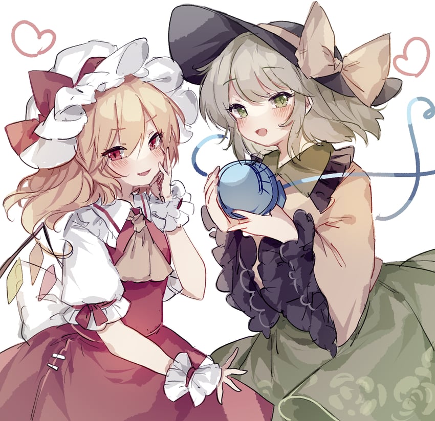 flandre scarlet and komeiji koishi (touhou) drawn by sorani_(kaeru0768)